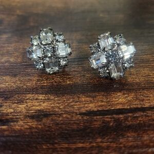 Albert Weiss Rhinestone Earrings